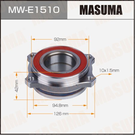 Wheel hub assembly Masuma, MW-E1510