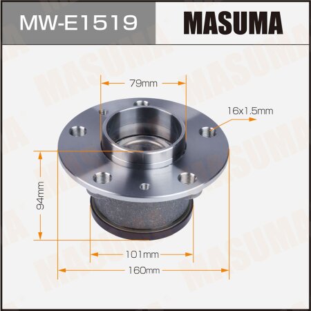 Wheel hub assembly Masuma, MW-E1519