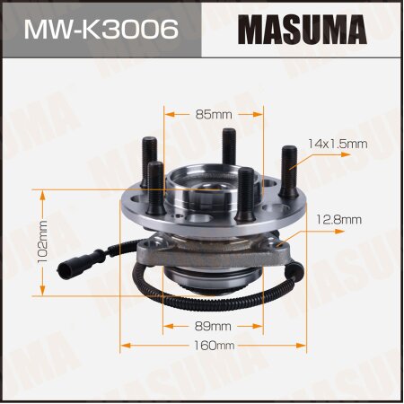 Wheel hub assembly Masuma, MW-K3006