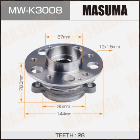 Wheel hub assembly Masuma, MW-K3008