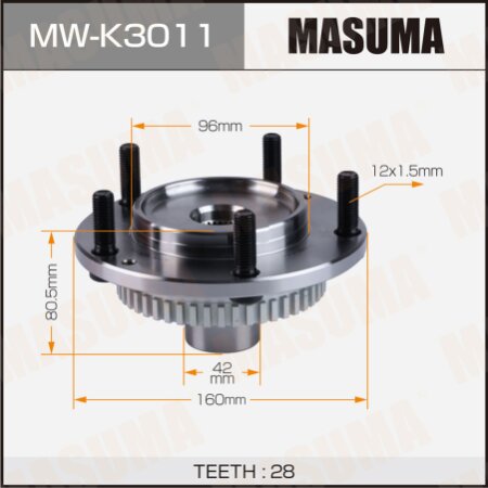 Wheel hub assembly Masuma, MW-K3011