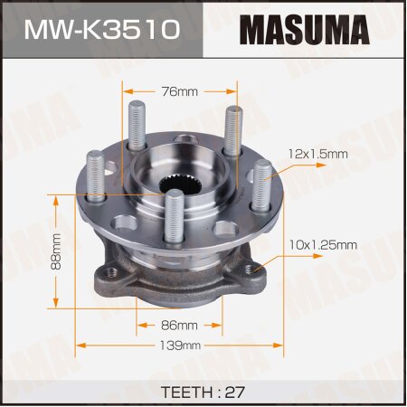 Wheel hub assembly Masuma, MW-K3510