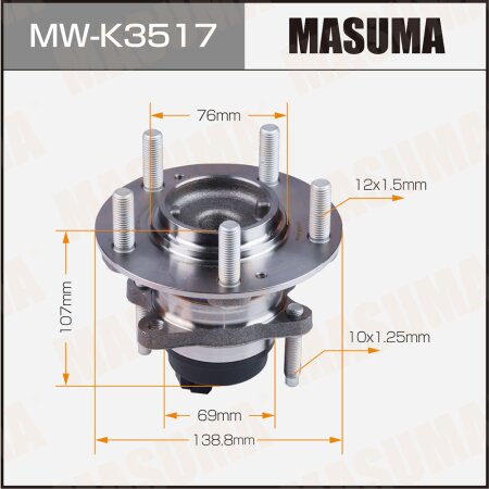 Wheel hub assembly Masuma, MW-K3517