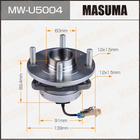 Wheel hub assembly Masuma, MW-U5004