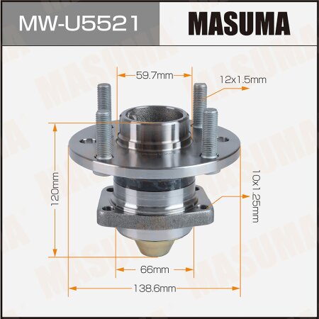 Wheel hub assembly Masuma, MW-U5521