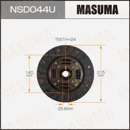 Clutch disc Masuma, NSD044U