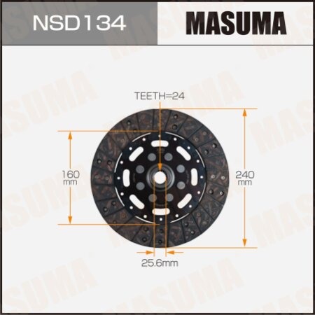Clutch disc Masuma, NSD134