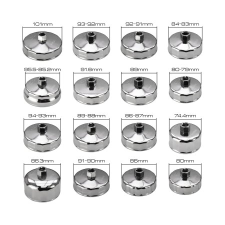 Set of pullers for replacing oil filters 58 pieces Masuma, PR-138