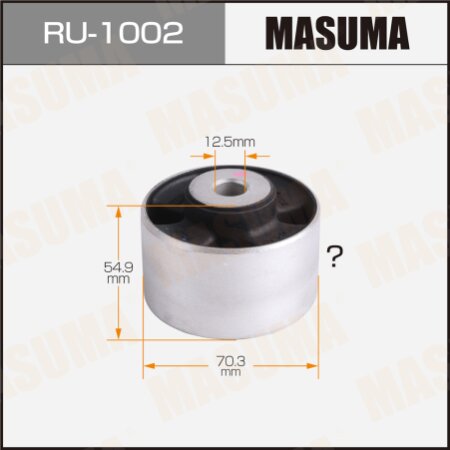 Silent block suspension bush Masuma, RU-1002