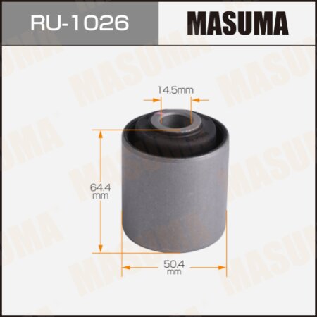 Silent block suspension bush Masuma, RU-1026