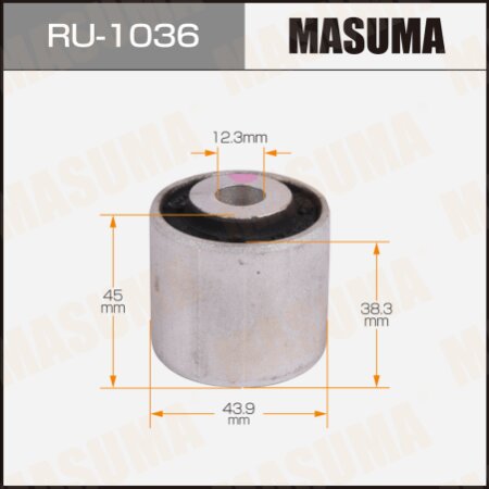 Silent block suspension bush Masuma, RU-1036