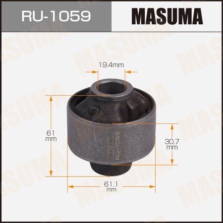 Silent block suspension bush Masuma, RU-1059