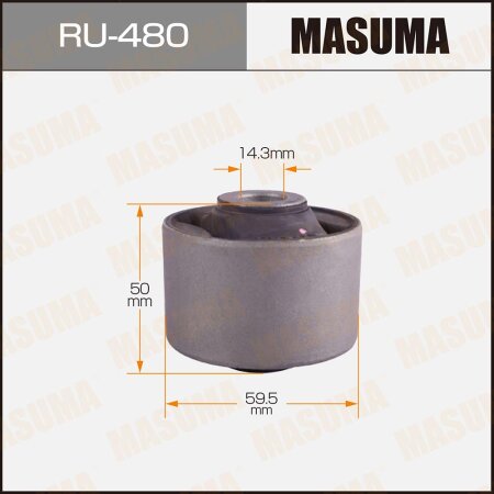 Silent block suspension bush Masuma, RU-480