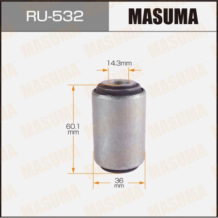 Silent block suspension bush Masuma, RU-532