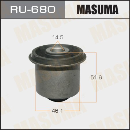 Silent block suspension bush Masuma, RU-680
