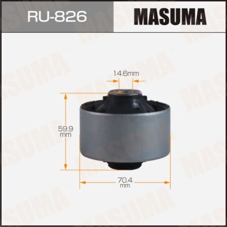 Silent block suspension bush Masuma, RU-826
