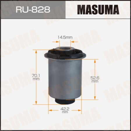 Silent block suspension bush Masuma, RU-828