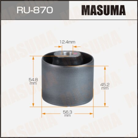 Silent block suspension bush Masuma, RU-870