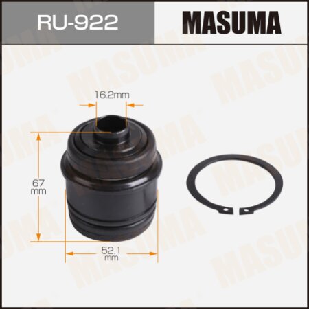 Silent block suspension bush Masuma, RU-922