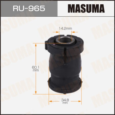 Silent block suspension bush Masuma, RU-965