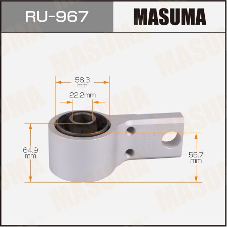 Silent block suspension bush Masuma, RU-967