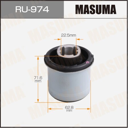 Silent block suspension bush Masuma, RU-974