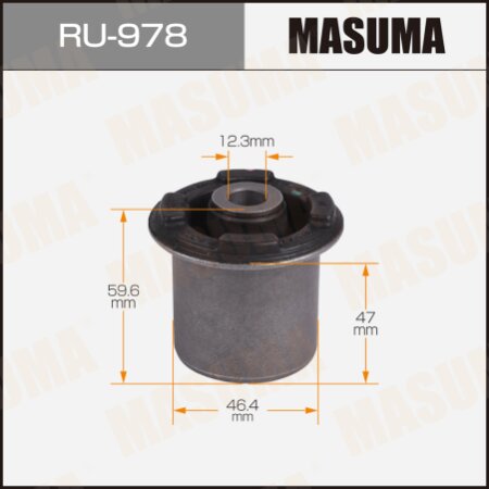 Silent block suspension bush Masuma, RU-978