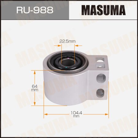 Silent block suspension bush Masuma, RU-988