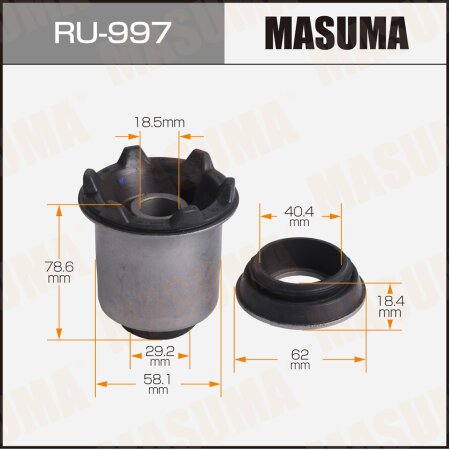Silent block suspension bush Masuma, RU-997