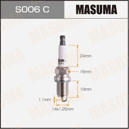 Spark plug nickel BKR6E-11(2756) Masuma, S006C
