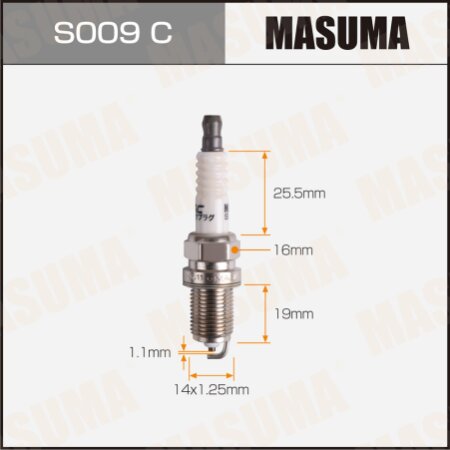 Spark plug nickel BKR5EY-11(2355) Masuma, S009C