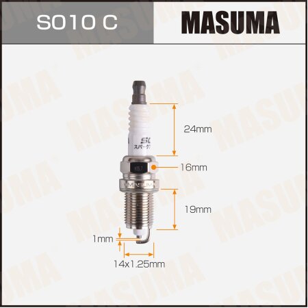Spark plug nickel ZFR5F-11(2262) Masuma, S010C