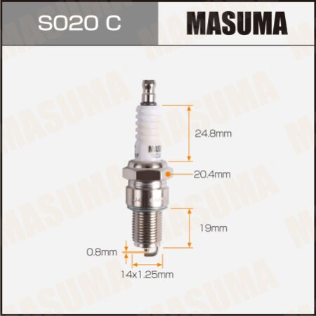 Spark plug nickel BP6ES(7811) Masuma, S020C