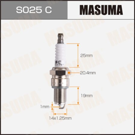 Spark plug nickel BPR5ES-11(4424)  Masuma, S025C