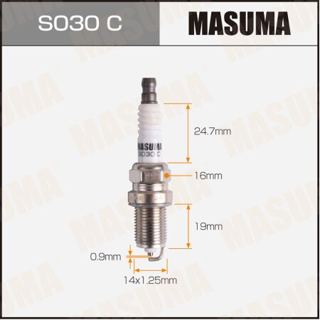 Spark plug nickel  BCPR5EY (1266)  Masuma, S030C
