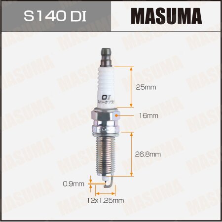 Spark plug Masuma iridium+iridium LDK7RKI, S140DI