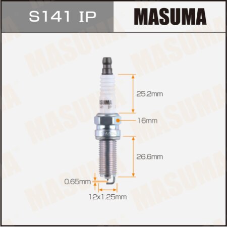 Spark plug Masuma iridium+platinum (94109) ILKR8R8, S141IP