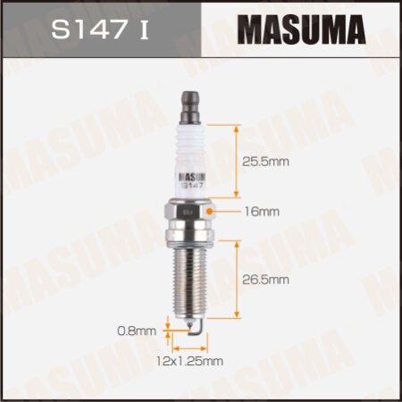 Spark plug Masuma iridium (91603) LKR6AIX, S147I