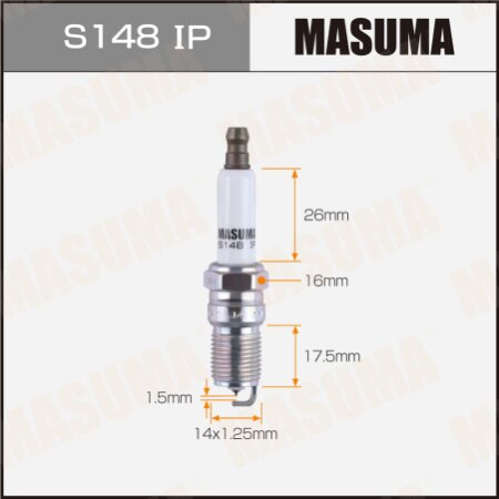 Spark plug Masuma iridium+platinum (5599) ITR4A15, S148IP