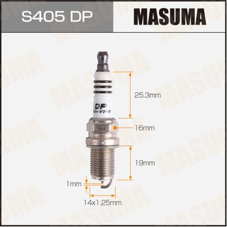 Spark plug Masuma platinum+platinum PFR6X-11, S405DP