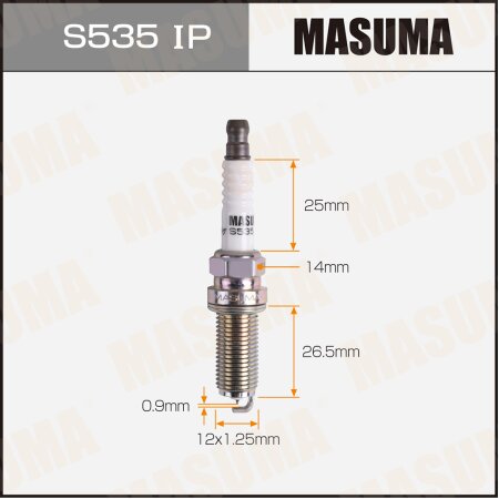 Spark plug Masuma iridium+platinum DILKAR8J9G, S535IP