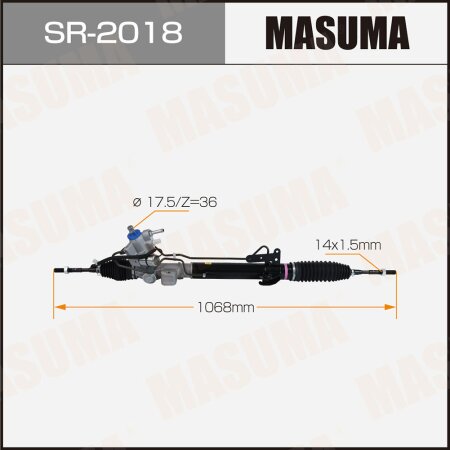 Gear assy, steering, SR-2018