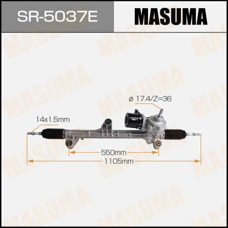 Gear assy, steering, SR-5037E