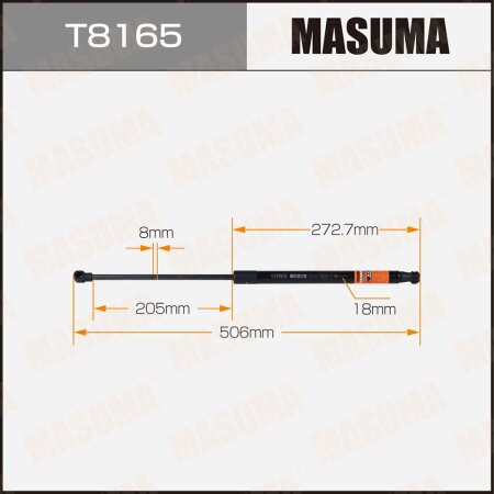 Gas spring hood, T8165