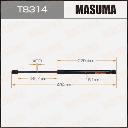 Gas spring trunk(tailgate), T8314