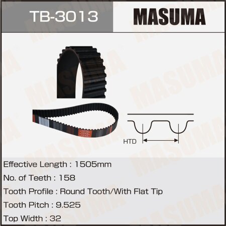 Timing belt Masuma, TB-3013