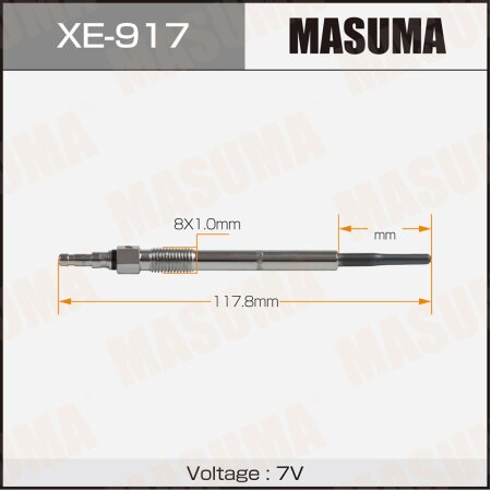 Glow plug Masuma, XE-917