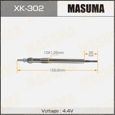 Glow plug Masuma, XK-302
