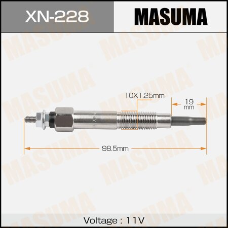 Glow plug Masuma, XN-228